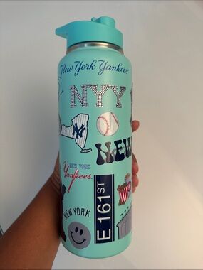 NEW NYY Stainless Water Bottle